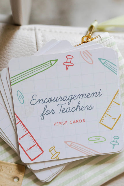 Teacher Verse Encouragement Cards