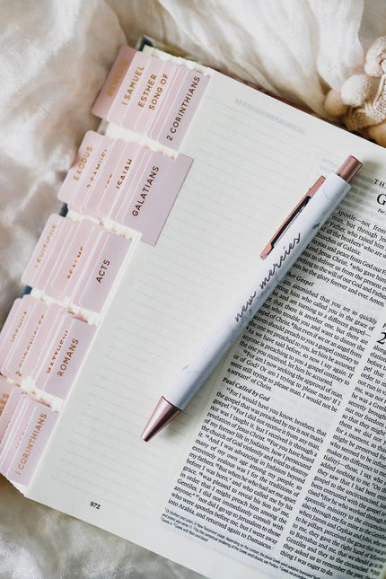 Blush Bible Tabs