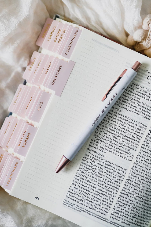 Blush Bible Tabs