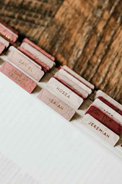 Rose Bible Tabs