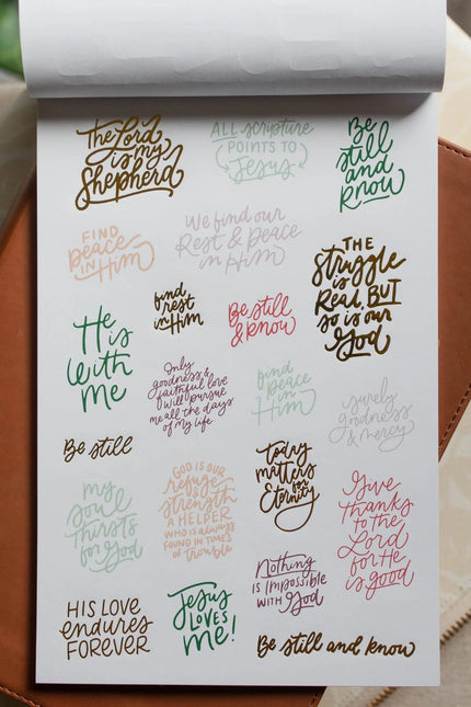 Goodness & Mercy- Faith Stickers